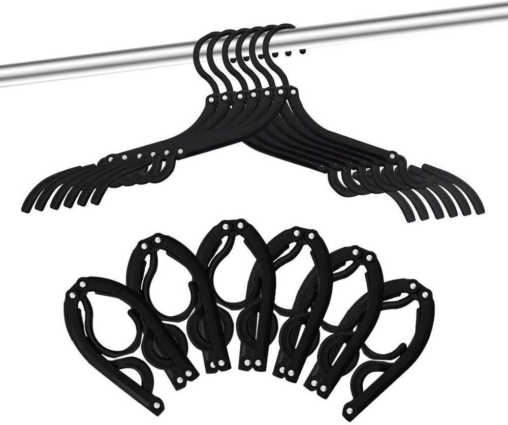 Travel Hangers - Portable Folding Clothes Hangers Travel Accessories Foldable Clothes Drying Rack for Travel