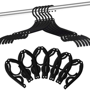 Travel Hangers - Portable Folding Clothes Hangers Travel Accessories Foldable Clothes Drying Rack for Travel