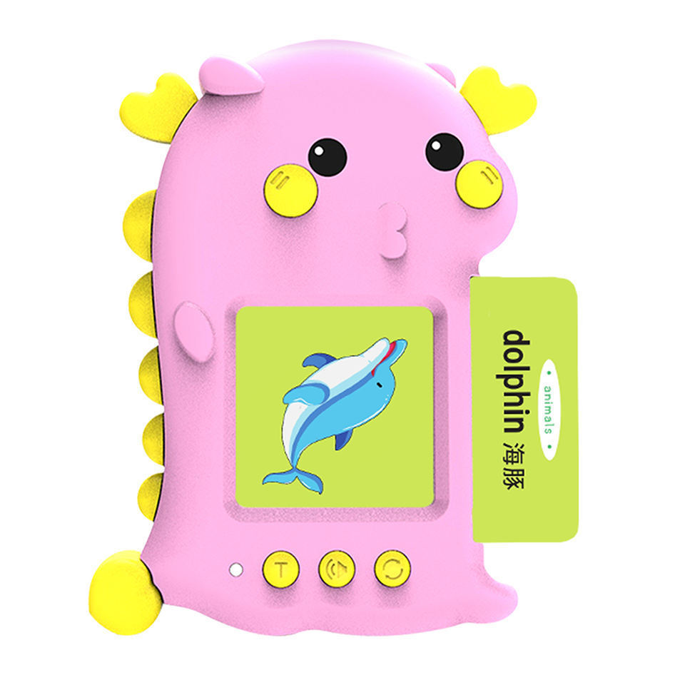 Factory wholesale dinosaur Kids Early education talking flash cards Learning Machine Toy Learning Toy Phonics Sight Words