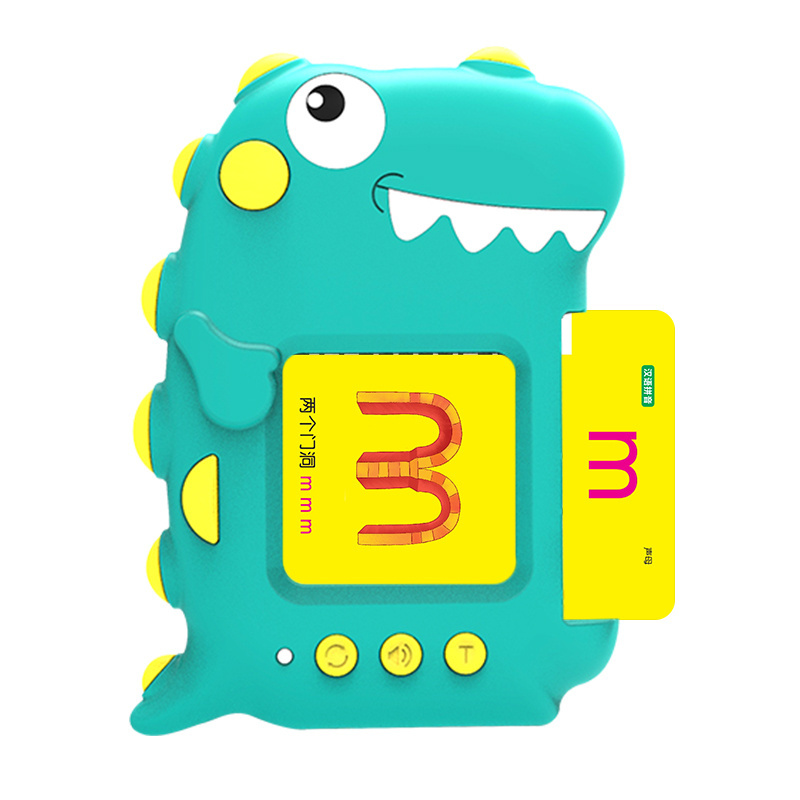 Factory wholesale dinosaur Kids Early education talking flash cards Learning Machine Toy Learning Toy Phonics Sight Words