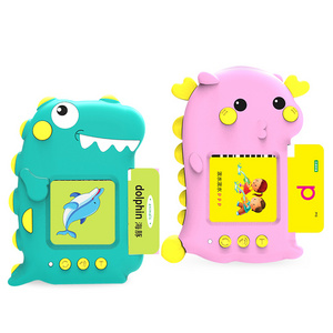 Factory wholesale dinosaur Kids Early education talking flash cards Learning Machine Toy Learning Toy Phonics Sight Words