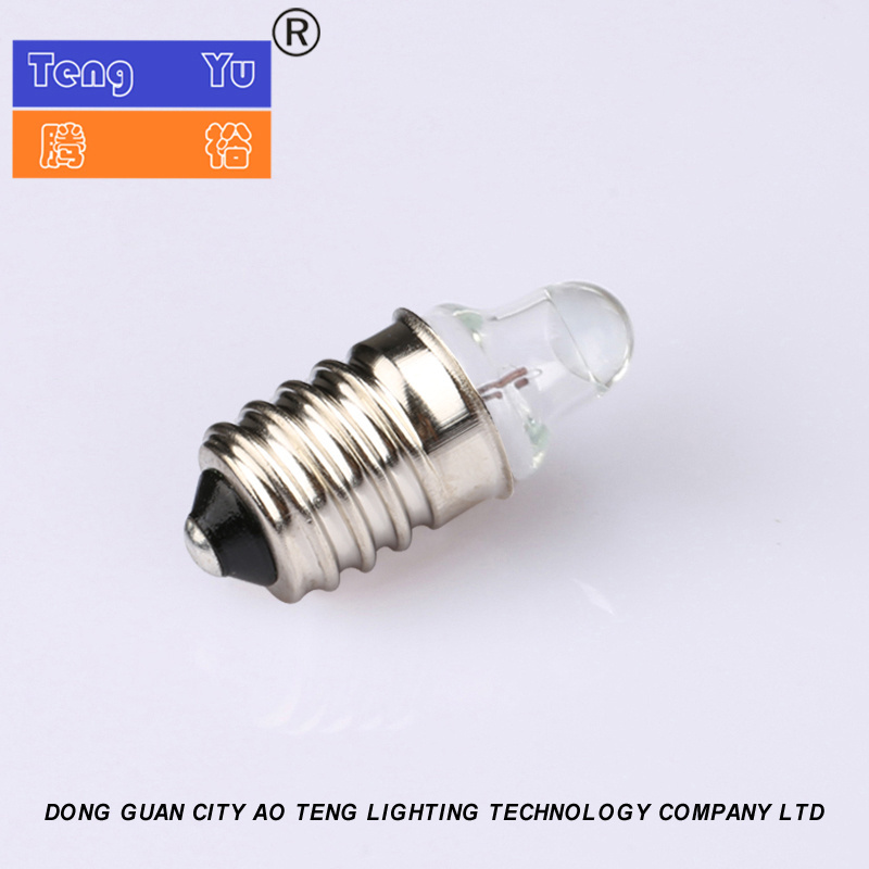 E10 spiral base mini spotlight bulb 1.1V/2.2V/2.5V