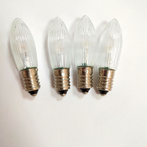 Christmas series E10 C6 Kerzenschaft LED window decoration bulb 8V3W, 12 V3W, 23V3W, 55V3W