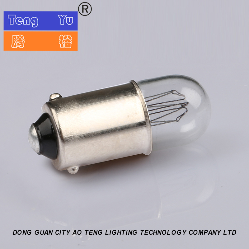 T10x28mm BA9S bayonet tubular miniature indicator bulb 12V3W, 24V3W device button indicator bulb