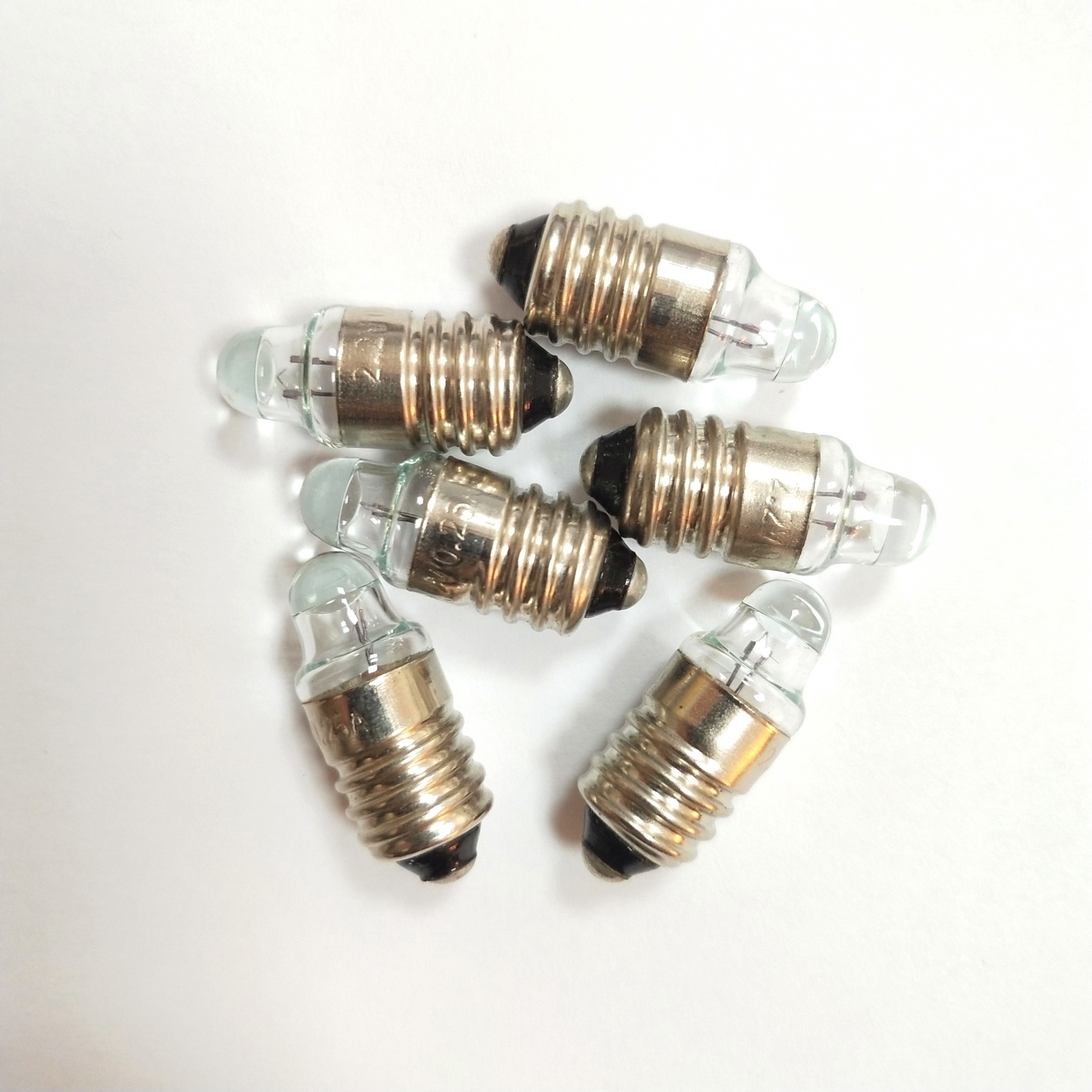 Flashlight bulb 2.5v 1.5v 3.8v experimental small bulb physics electric screw small bulb