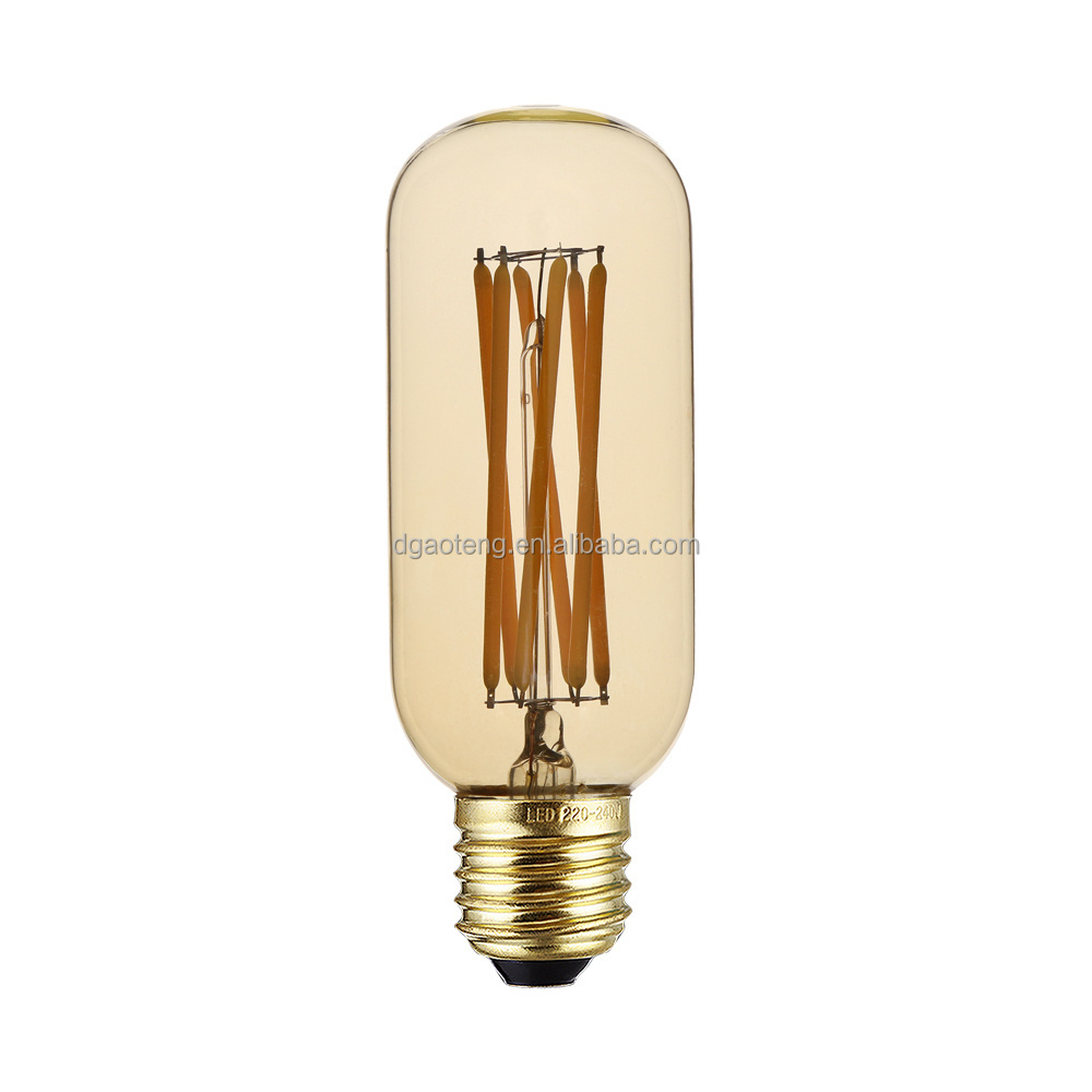 T45 Great LED Filament Bulbe26 E27 for Lighting 4W 8W Golden