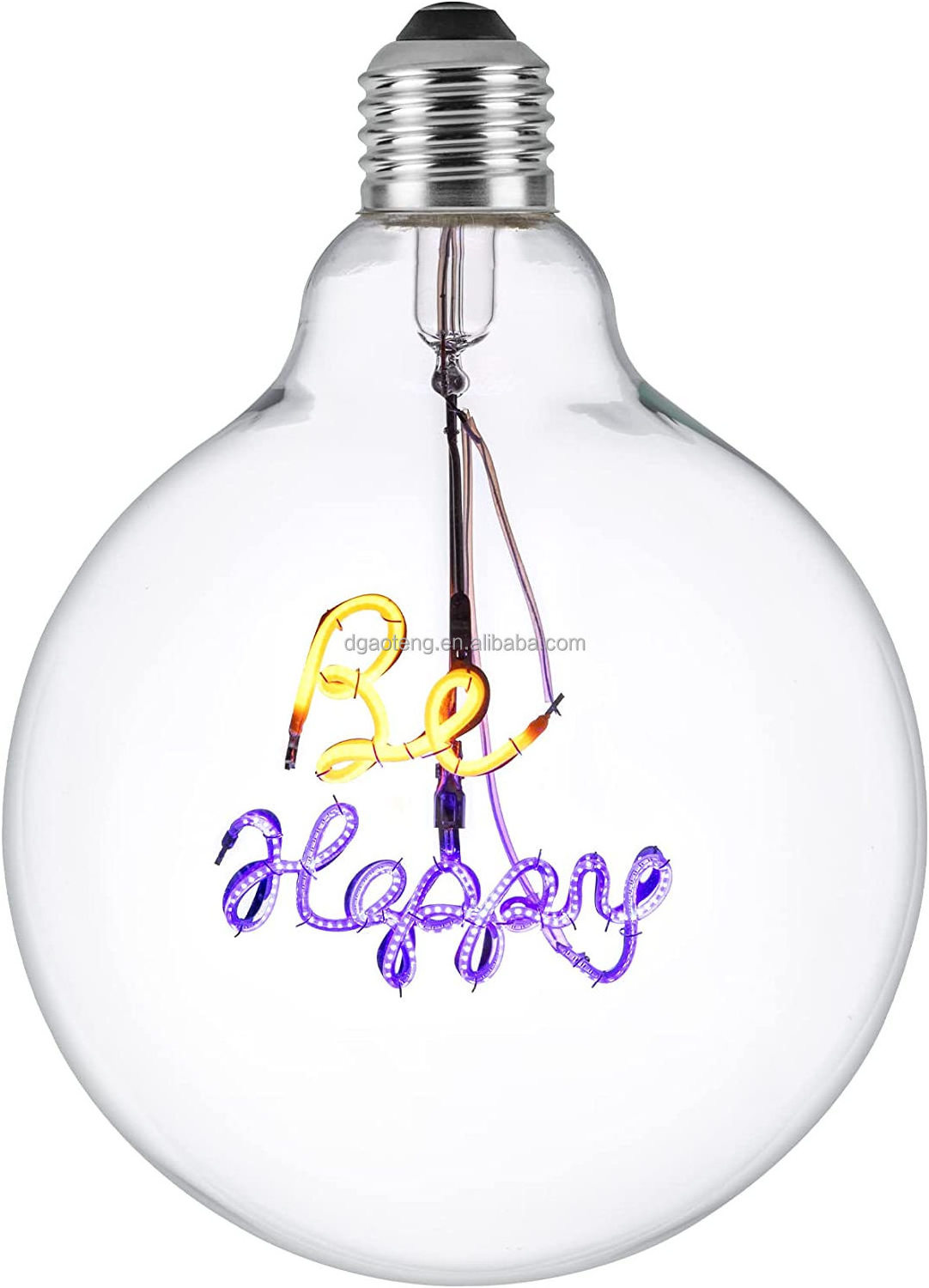 letter decoration led filament bulb customized led filament decorative bul