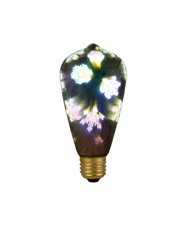 ST64 LED Edison Incandescent Light Bulbs E26  E27 Base Dimmable Decorative Antique Filament Light Bulbs