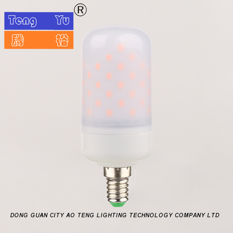 2017 New arrival E14 Led Flame Lamps Effect Light Bulb 85-265V Flickering Emulation Fire Lights 3W Decorative Lamp