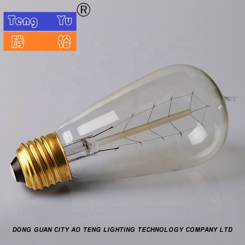 Edison incandescent bulb interior decoration lighting bulb A19A60 60 x 10mm