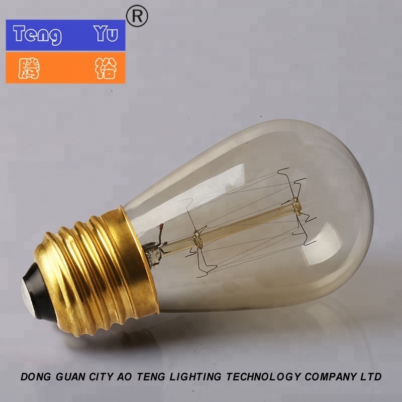 Edison incandescent bulb interior decoration lighting bulb A19A60 60 x 10mm