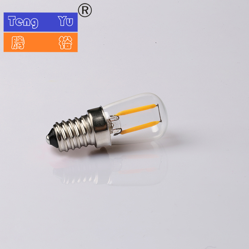 E14 T20 / T22 / T25 LED filament microwave oven bulb 110v-120V warm white light refrigerator bulb