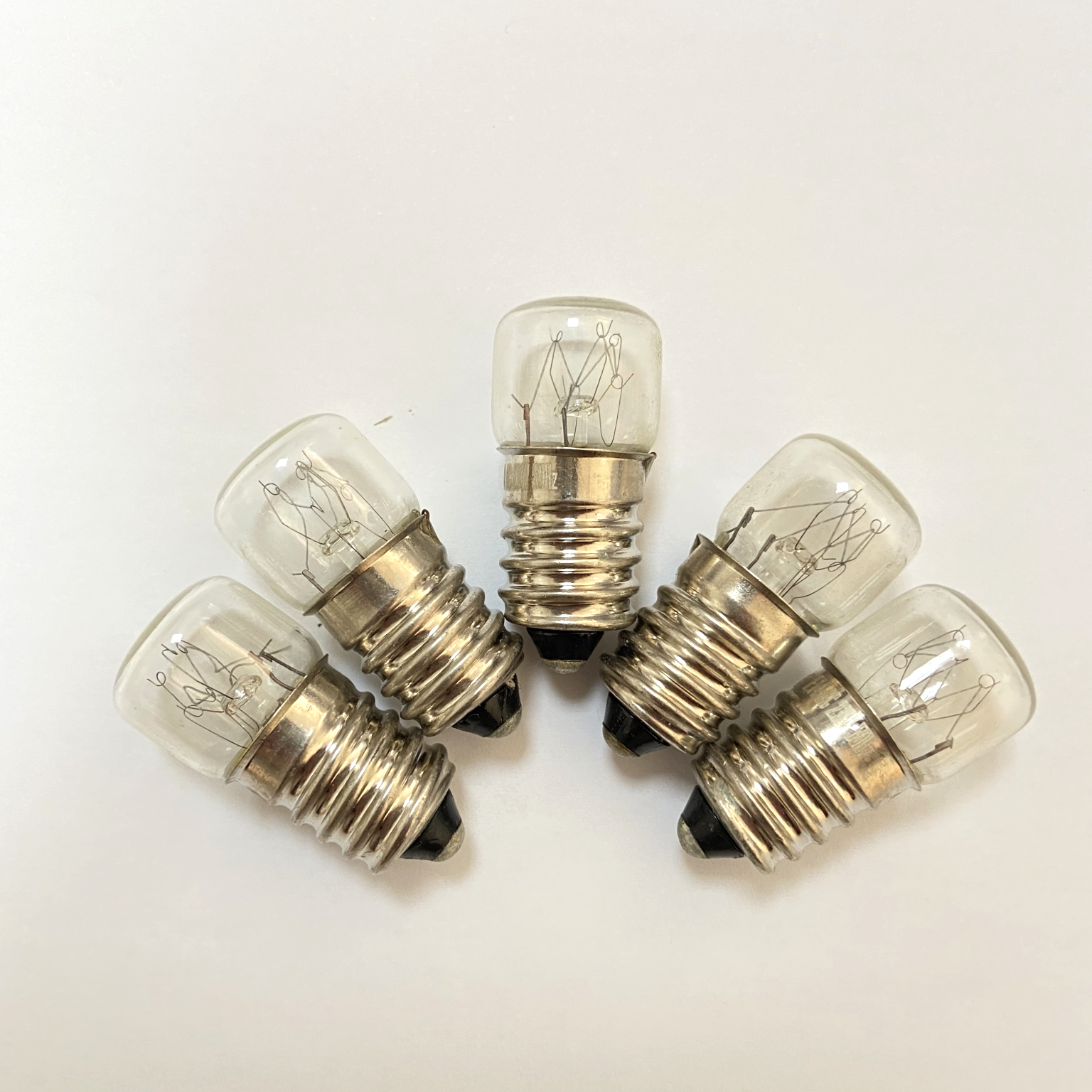 T16x35mm E14 spiral base tubular incandescent bulb 130V15W equipment indicator bulb