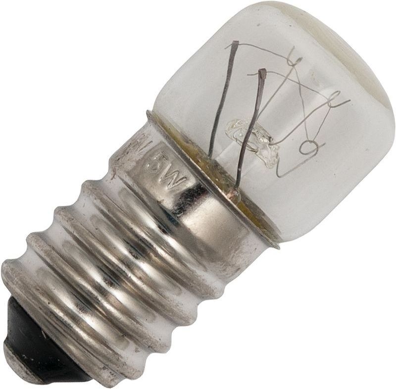 T16x35mm E14 spiral base tubular incandescent bulb 130V15W equipment indicator bulb