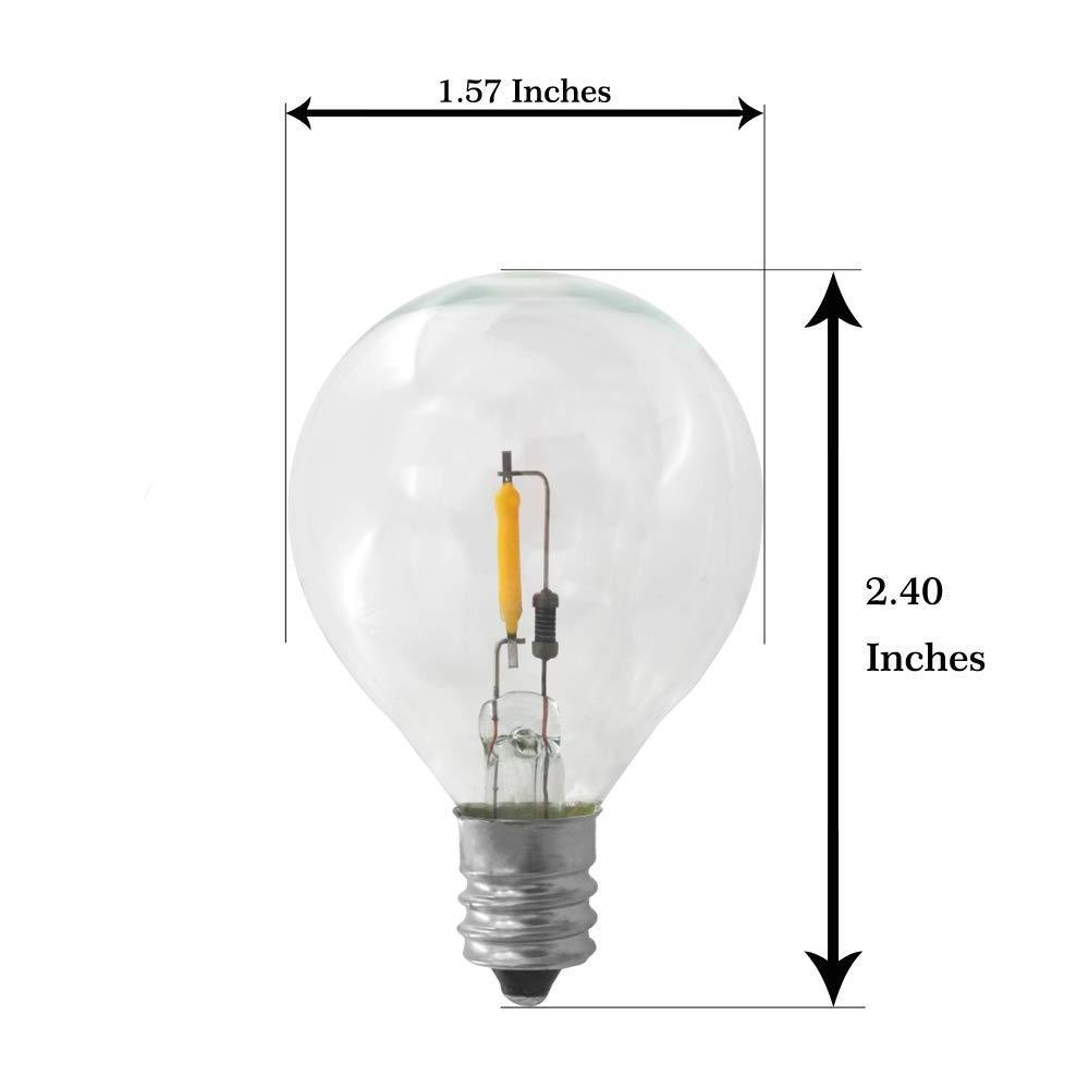 1W G40 E12 base LED dimmable replacement bulb for restaurant decoration Globe Light Bulbs