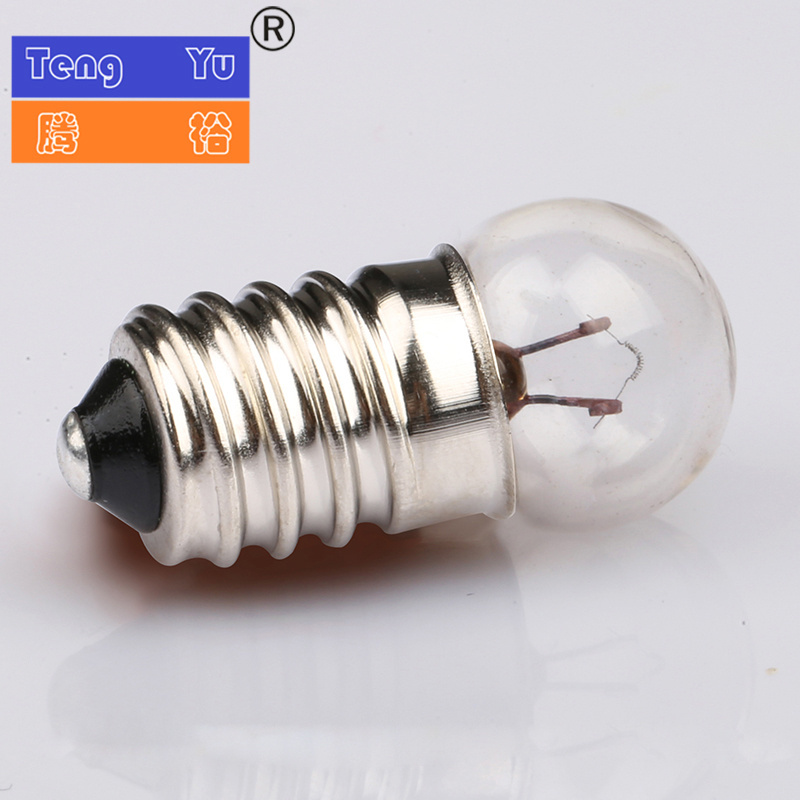 Physical electricity experiment 2.5V small electric beads small round bulb old-fashioned flashlight E10 toy miniature light bulb