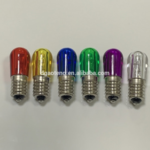 B19 papaya bulb e14 led 14V 24V 0.5W outdoor waterproof colored decorative bulb