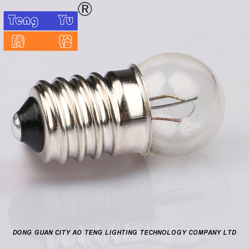 Hot sale G11 e10 screw flashlight miniature indicator bulb 2.5V0.3A / 3.8V0.5A / 12V0.25A