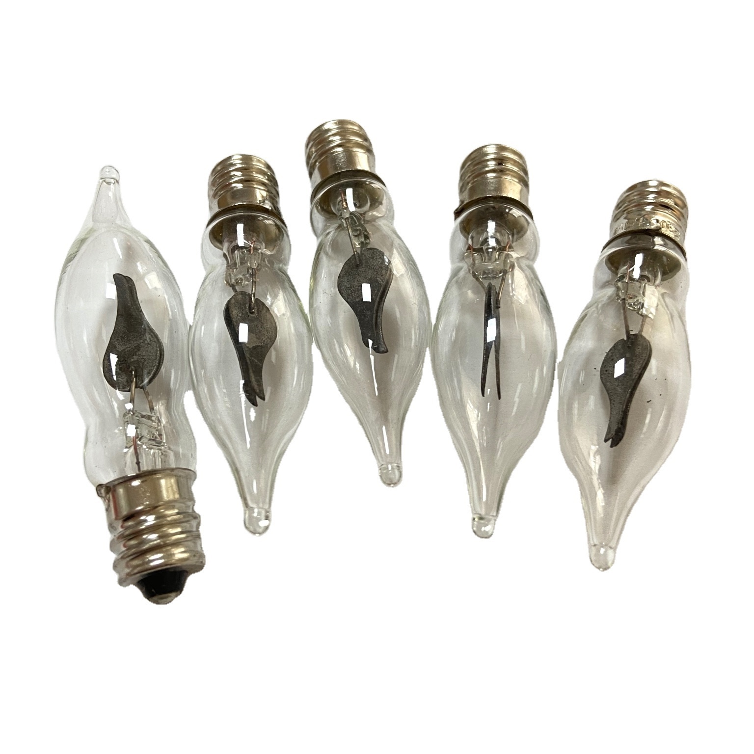 light bulb Holiday decoration C18 E12 120V1W flashing flame bulb Christmas replacement bulb