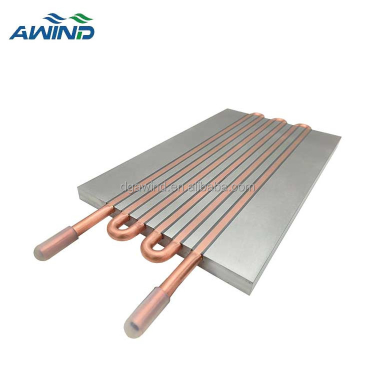 300 water cooling heat sink cooler 100 lmin soldering aluminium plate fin heat exchanger radiator for chiller price