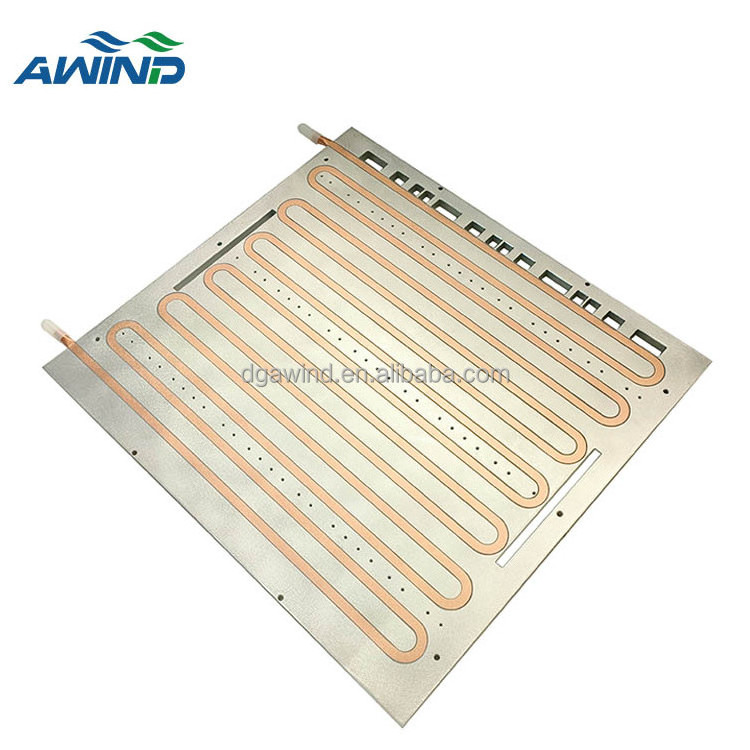 Custom water cold plate heatsink manufacturers battery heat exchangers extrusion plate for water cooling plate calb module