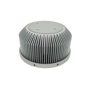 Low profile 100W 150 watt LED chip light extruded server heatsink aluminum extrusions cylinder heat sink with anodized treatment