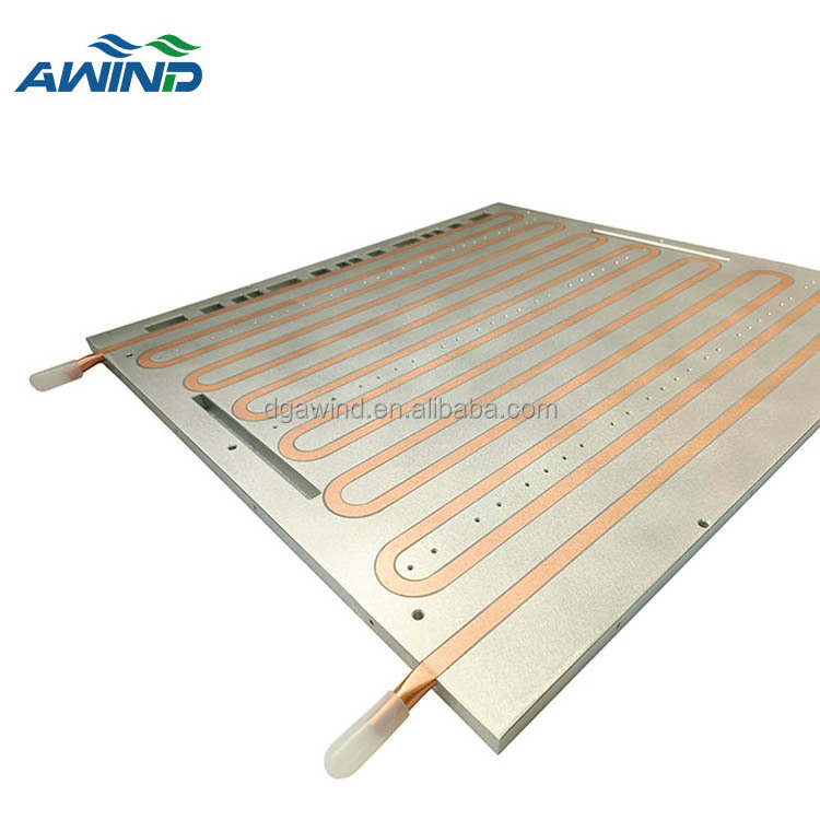 Custom water cold plate heatsink manufacturers battery heat exchangers extrusion plate for water cooling plate calb module