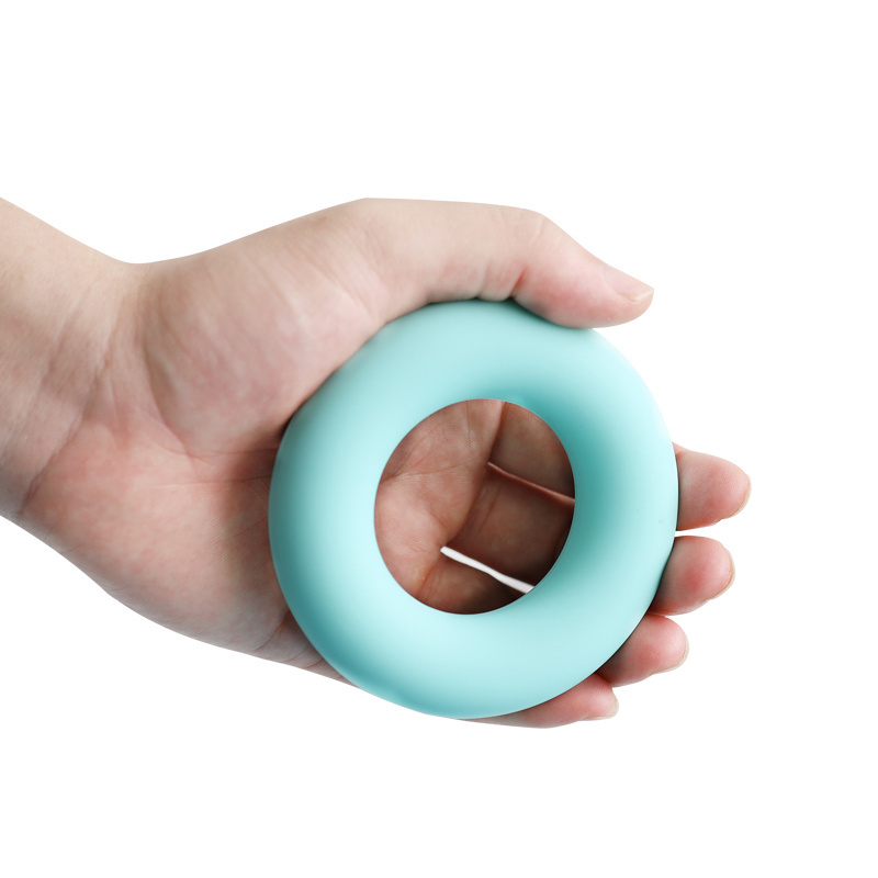 Wholesale Customized Multiple Resistances Silica gel Finger Training Exercise Hand Grip Ring