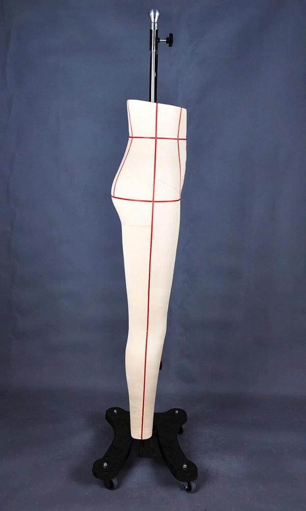 Adjustable lower body mannequin leg form,dressmaker mannequin leg for trouser  pants