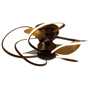 Bada  Invisible Fandelier Ceiling Fan Ventilateur De Plafond Ventilador De Techo Con Luz Large Ceiling Fans Light