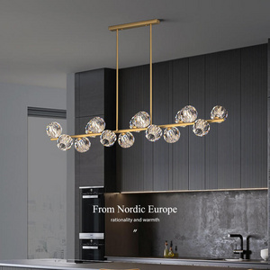 New Design Adjustable Light 2023 Classic Acrylic Bar Counter Minimalist Chandelier Ceiling Light