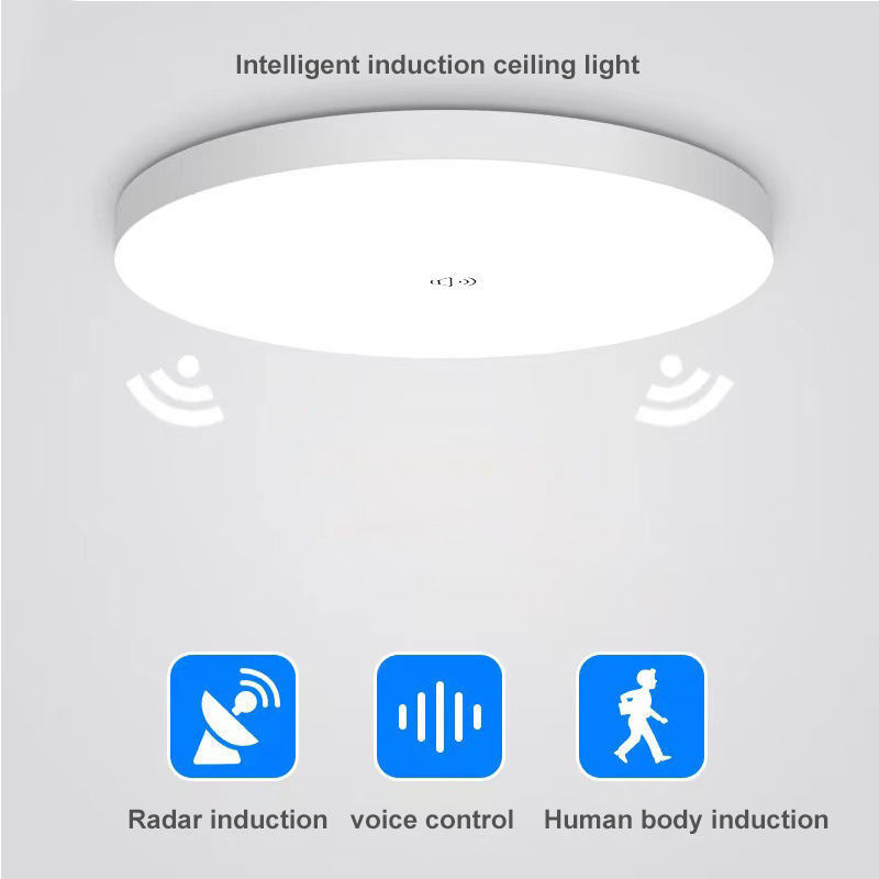 Highlight Adjustable Hanging 3000K 4000K 6000K Indoor Sensor Motion Round Slim Led Ceiling For Room Decorating Light