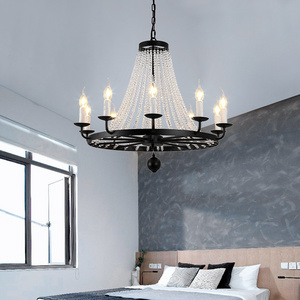 The New Listing Adjustable Light Iridescent Bedroom White Farmhouse Chandeliers & Pendant Lights