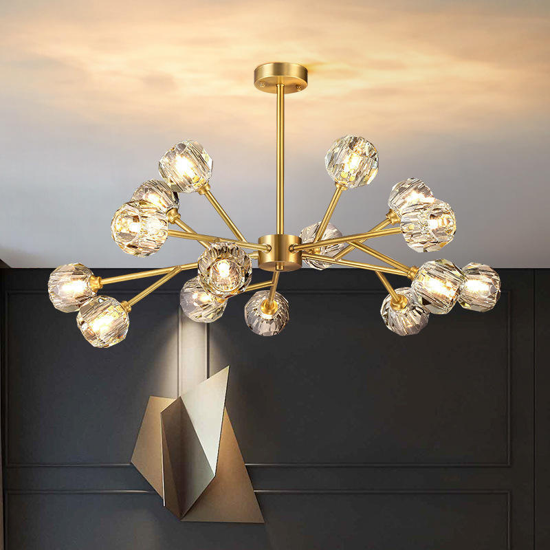 New Design Adjustable Light Blown Glass Bar Counter Led Hanging Chandelier Ceiling Light