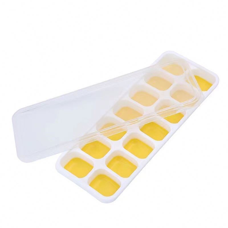 BPA Free 33 Cavities Plastic Mini Round Ice Ball Maker Mold Ice Cube Tray With Lid and Bin Ice Scoop