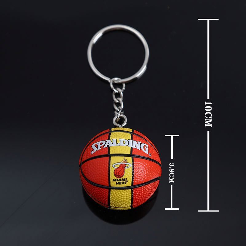 Keychain 3D shoe model ball shoes key ring basketball shoes car pendant rubber keychain