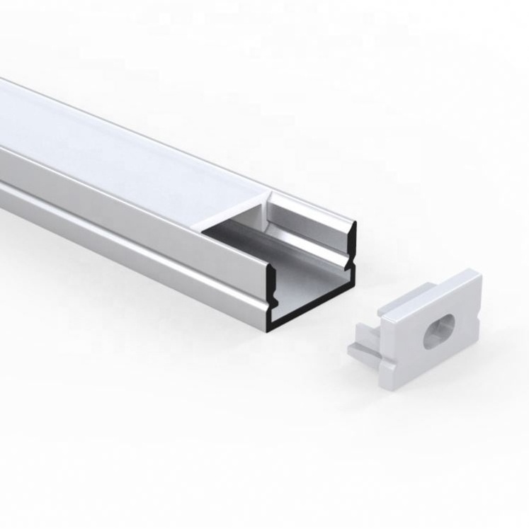 With PC Cover Recessed LED Strip Light Channels Diffuser Aluminum Extrusion LED Profile Wall//