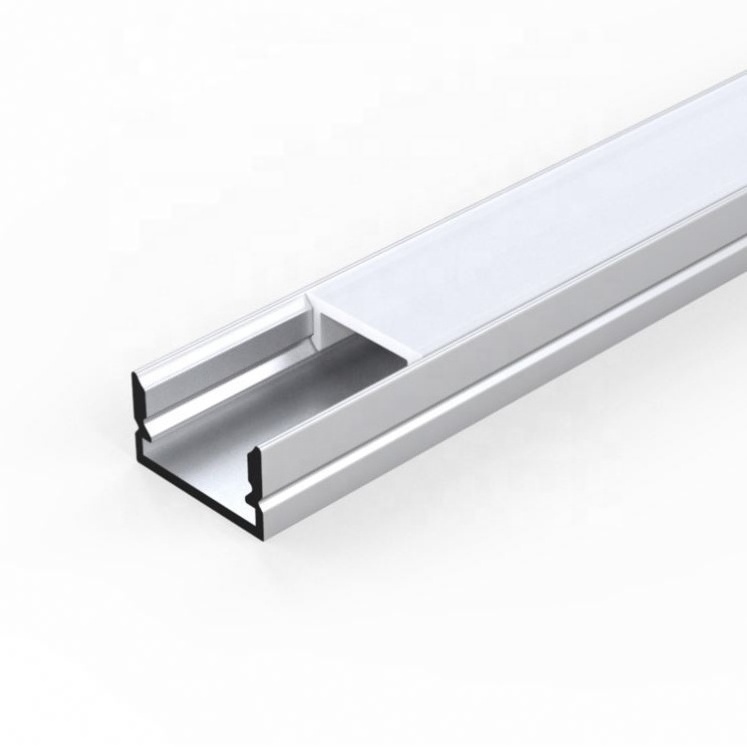 With PC Cover Recessed LED Strip Light Channels Diffuser Aluminum Extrusion LED Profile Wall//