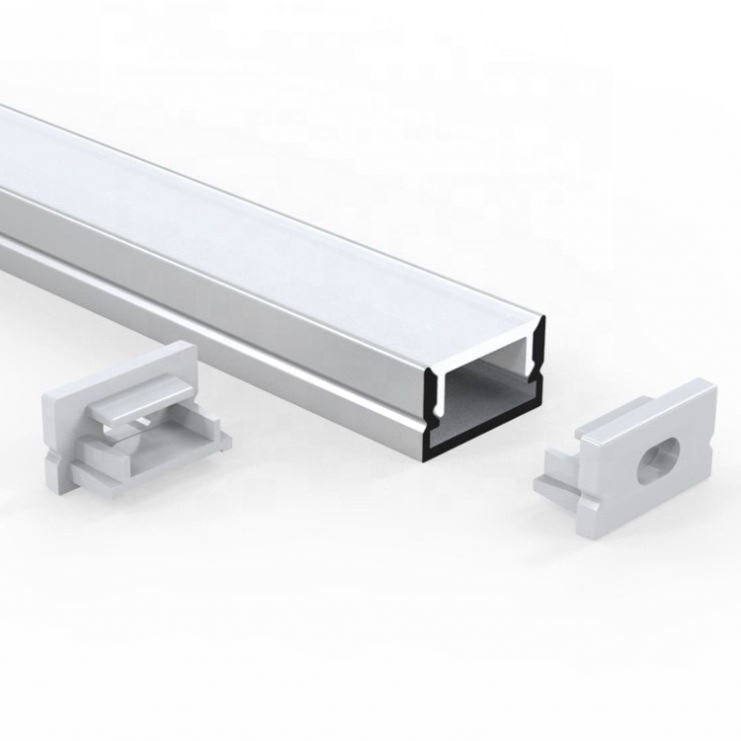 With PC Cover Recessed LED Strip Light Channels Diffuser Aluminum Extrusion LED Profile Wall//