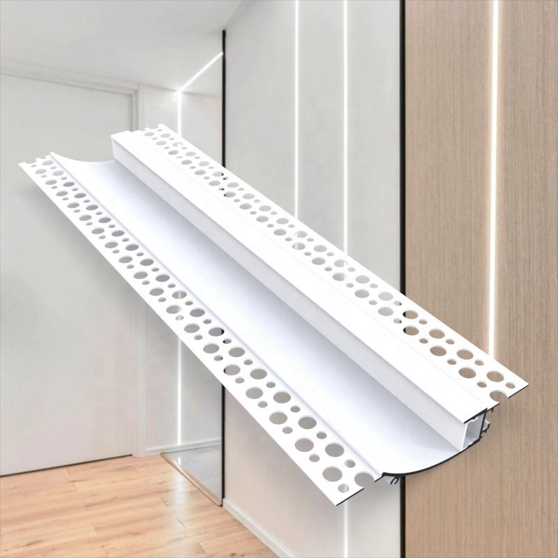 Gypsum Strip LED Channel LED Plaster Profile Recessed Drywall Trim LED Aluminum Profile for Ceiling Wall