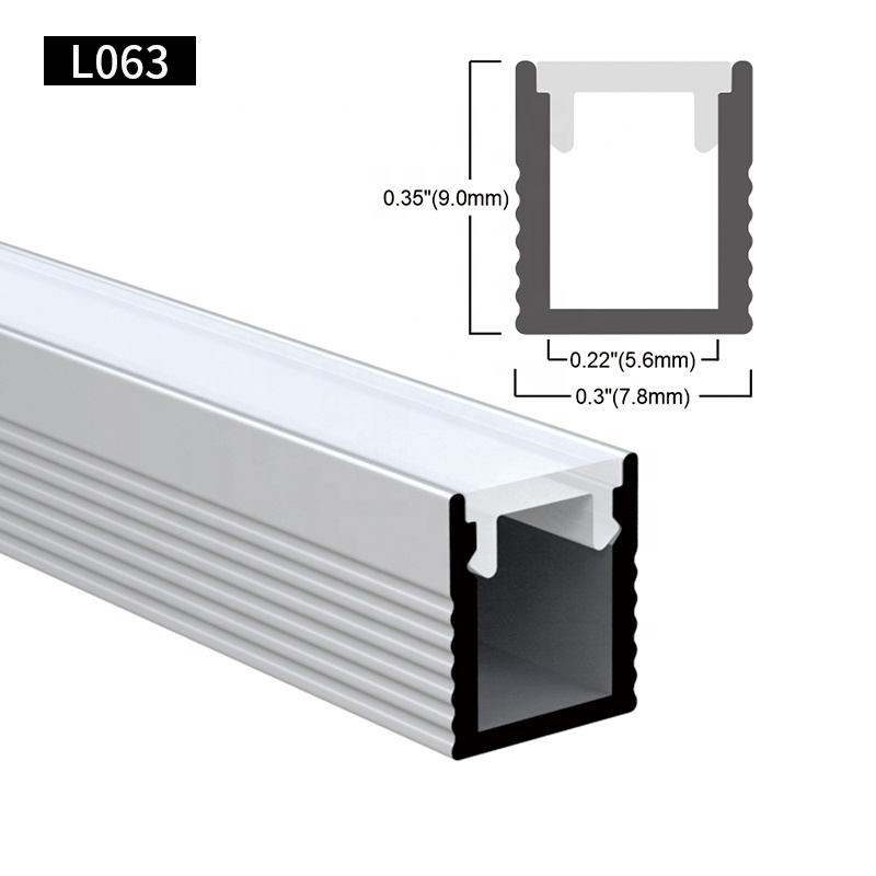 7.8*9Mm Design Ideas LED Profile Light on Wall Low LED Under Cabinet Lighting Anodized Aluminum Profile