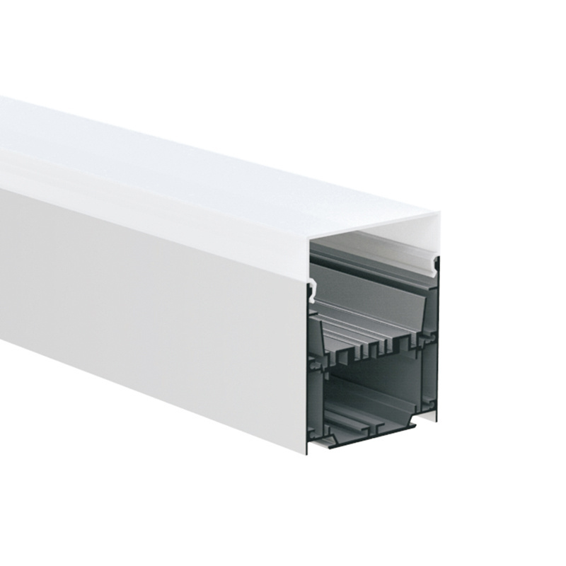 Suspended Aluminum Tube Light Housing Wall Aluminum LED Profile Under Cabinet Light Cover