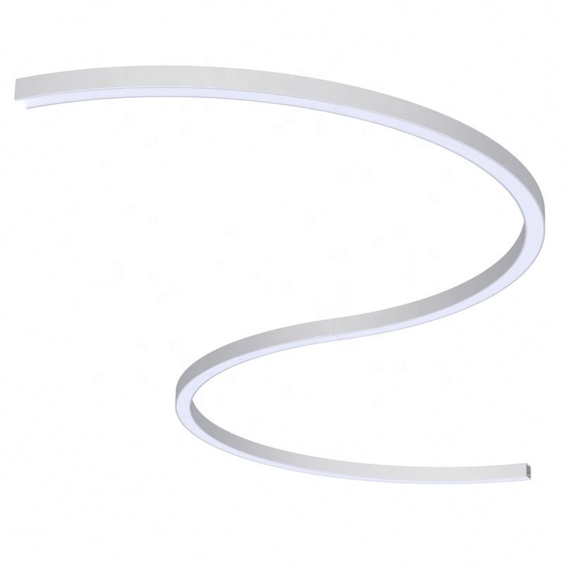 Profile Curve LED Round LED Housing Perfil Aluminio Ledperfil LED Aluminio