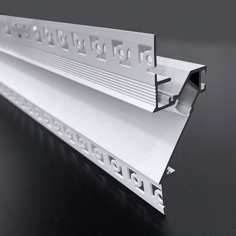 2024 Architectural Gypsum Plaster Ceiling Skirting Drywall Aluminium Profile for LED Strip Lighting Trim Cove Lighting