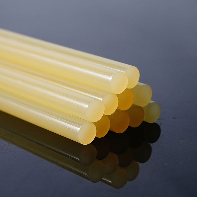 Yellow thermal hot melt adhesive silicone hot glue sticks hotmelt resin glue stick 11mm hotmelt glue stick production line