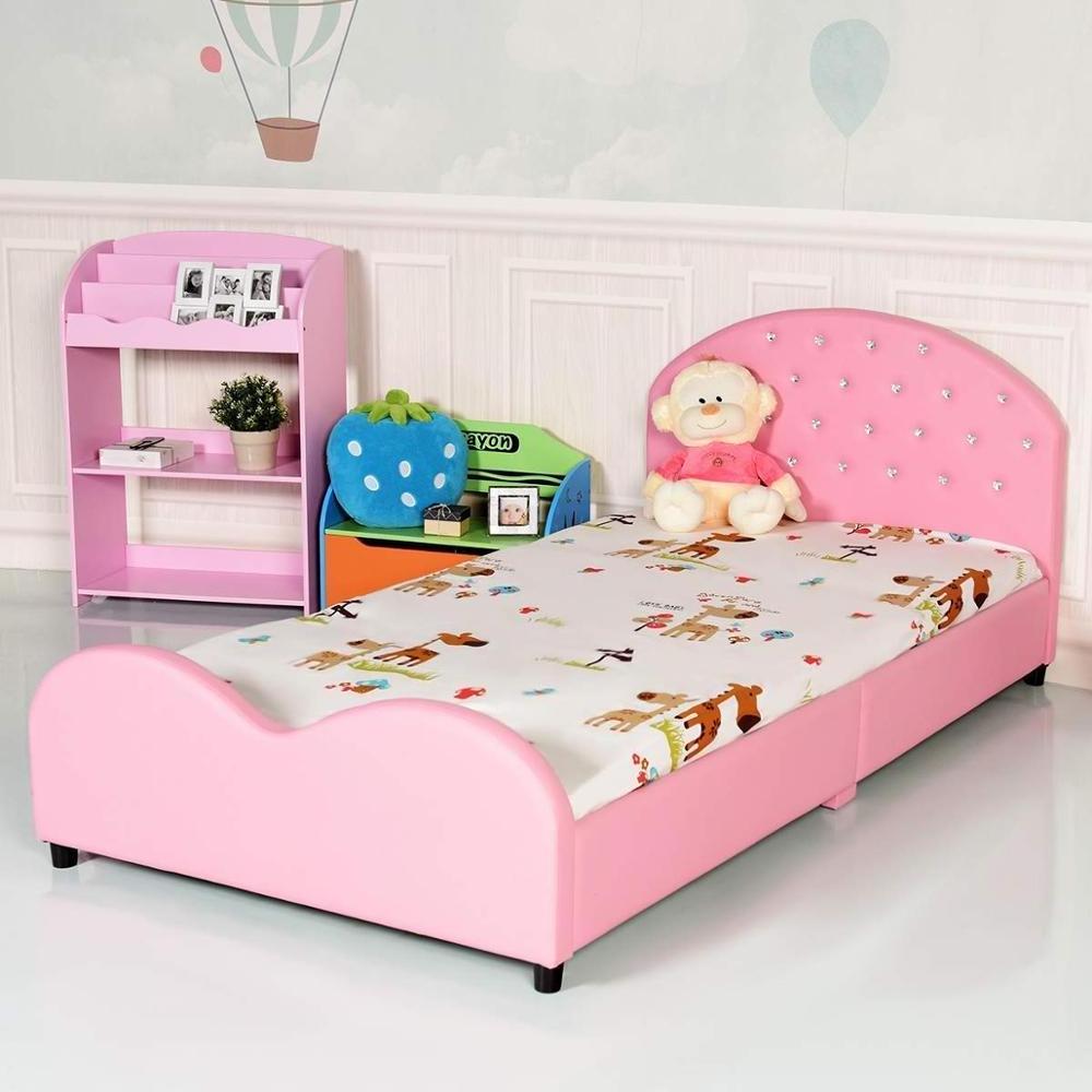 children bedroom furniture upholstered toddler beds pink luxury kids bed