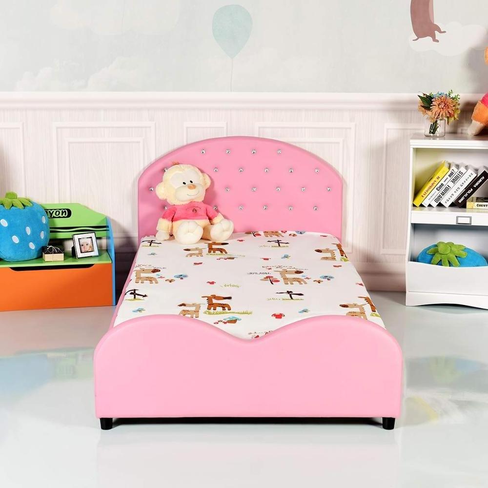 children bedroom furniture upholstered toddler beds pink luxury kids bed