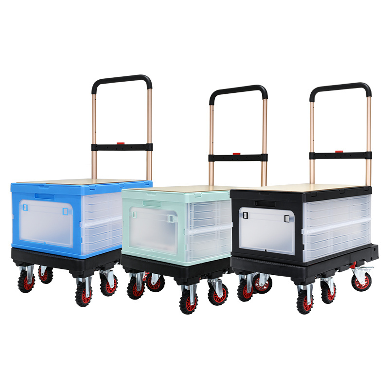 Baoyu Factory  Extra Large Shopping Trolley Carrier 70L Portable Foldable Aluminium Hand Trolley