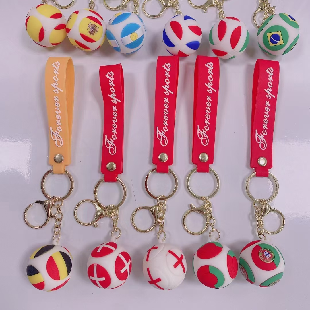 Hot Sale  Pendant Gift  3D Mini Soft PVC Sneakers  Key Chain Model With Metal Ring Sport Basketball  Silicone Rubber Keychain