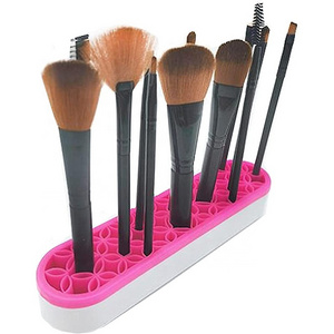 Sew Desktop Organizers Silicone Makeup Brush Holder Cosmetic Storage Box